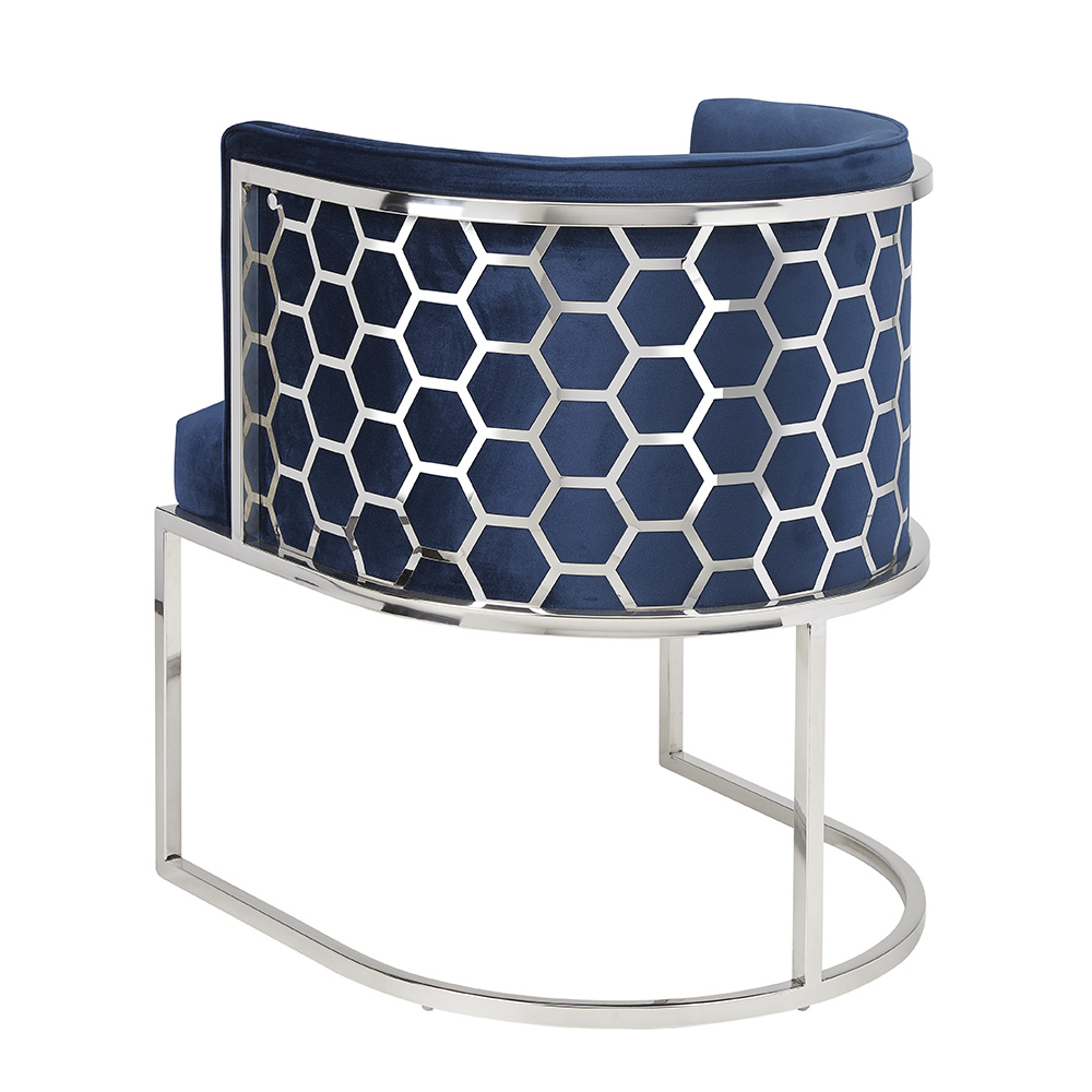 Chamberlain Chair: Blue Velvet